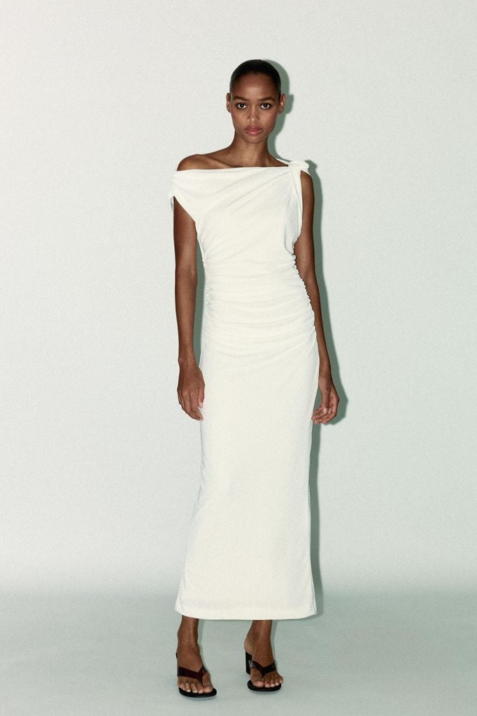 Vestidos de novia para bodas civiles de verano Zara