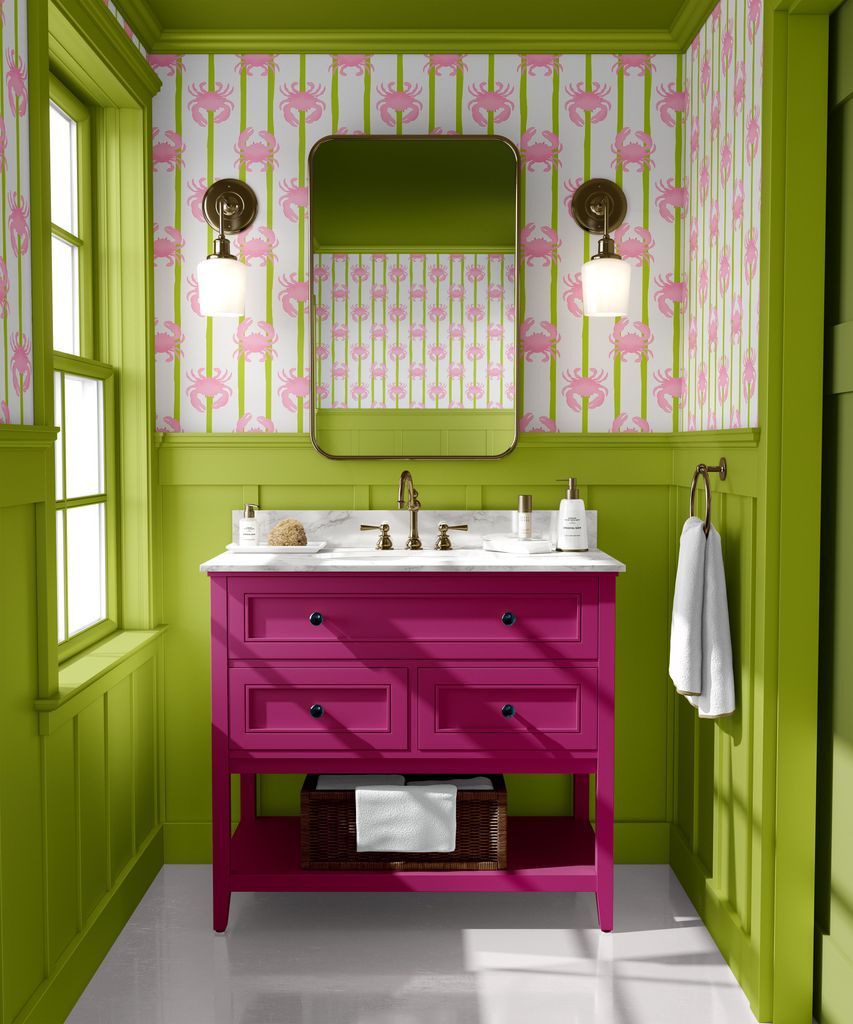 Baño con color