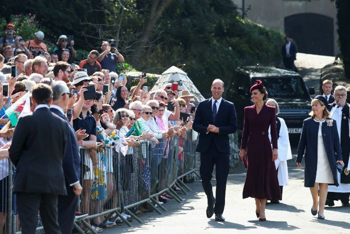 Los príncipes de Gales en el homenaje a la Reina