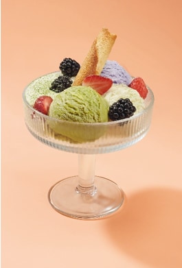 Copa de Vainilla, Matcha y Violeta