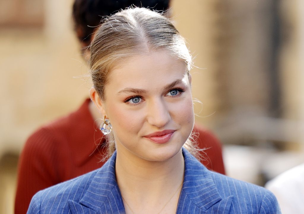 Leonor en su visita al Palacio Real de Olite, Navarra, el 27 de septiembre de 2025