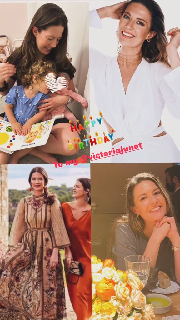 Isabelle Junot felicita a su hermana Victoria por su cumpleaños