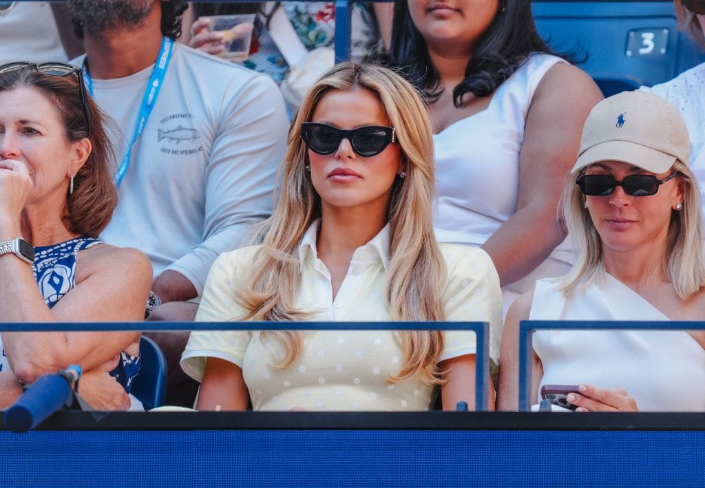Brooks Nader fue fotografiada en las gradas en el USTA Billie Jean King National Tennis Center, donde se disputó el US Open.