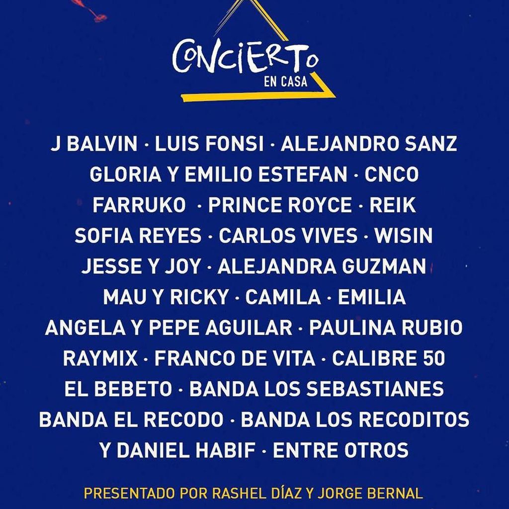 \'Concierto en casa\' Telemundo