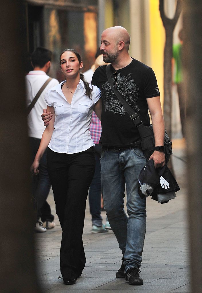Goyo Jiménez y su pareja