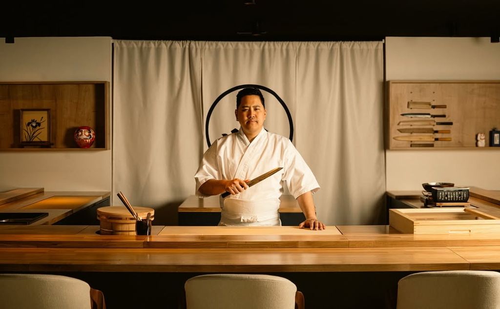 Steven Wu, itamae de Sen Omakase