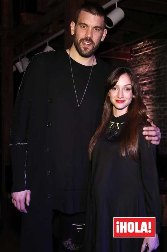 Marc Gasol y Cristina Blesa
