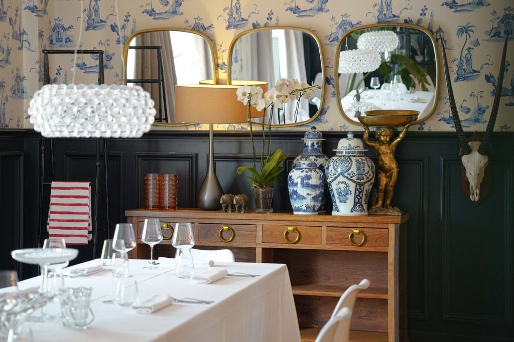 Interior del comedor de Rekondo