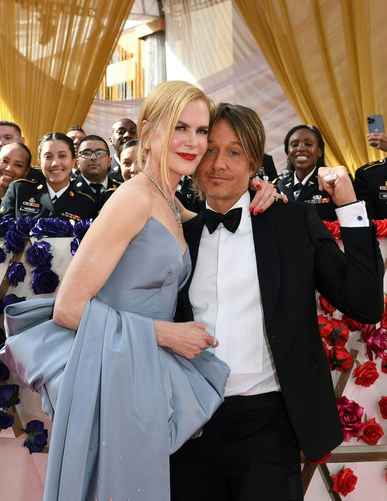 Nicole Kidman y Keith Urban en los Oscar 2022