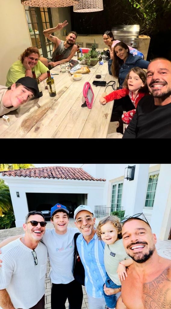 Así fue el festejo en familia de Ricky Martin y su pequeña hija.