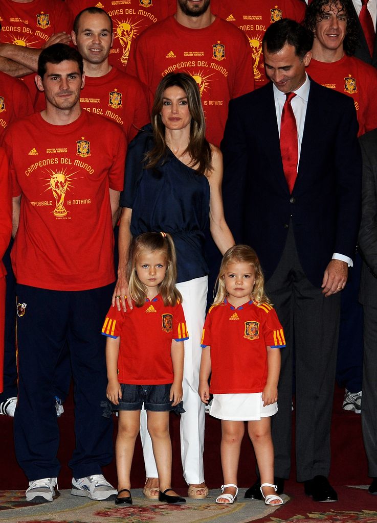 Imagen de la recepción ofrecida a los campeones