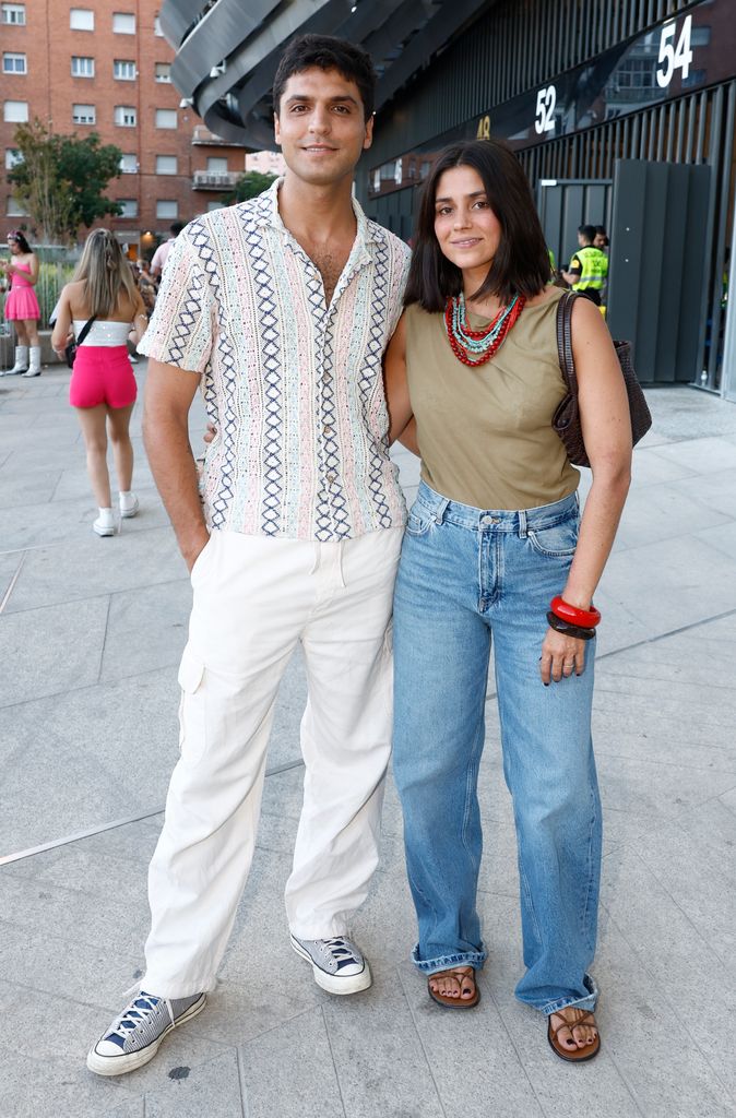 Tomás Páramo y María García de Jaime en el concierto de Karol G en Madrid