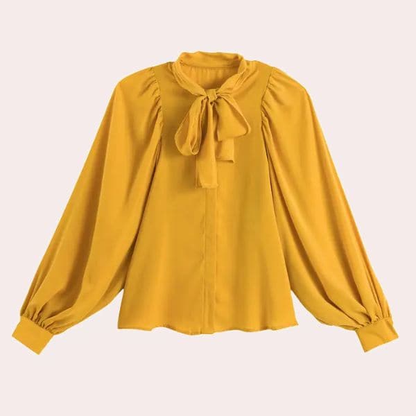 blusa mostaza