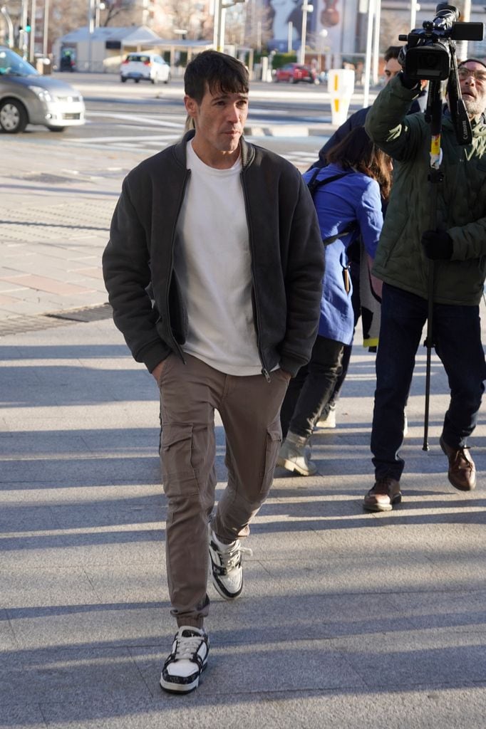 Juan Jose Ballesta llegando a los juzgados de Plaza Castilla