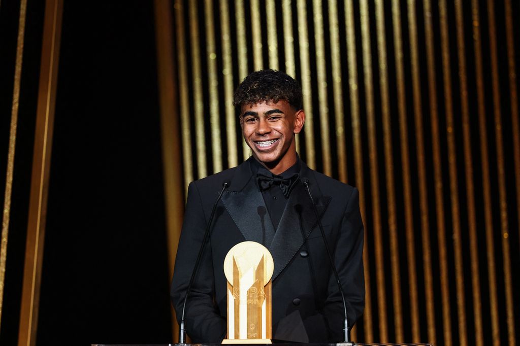 Lamine Yamal no se llevó el Balón de Oro, pero sí el Trofeo Kopa.