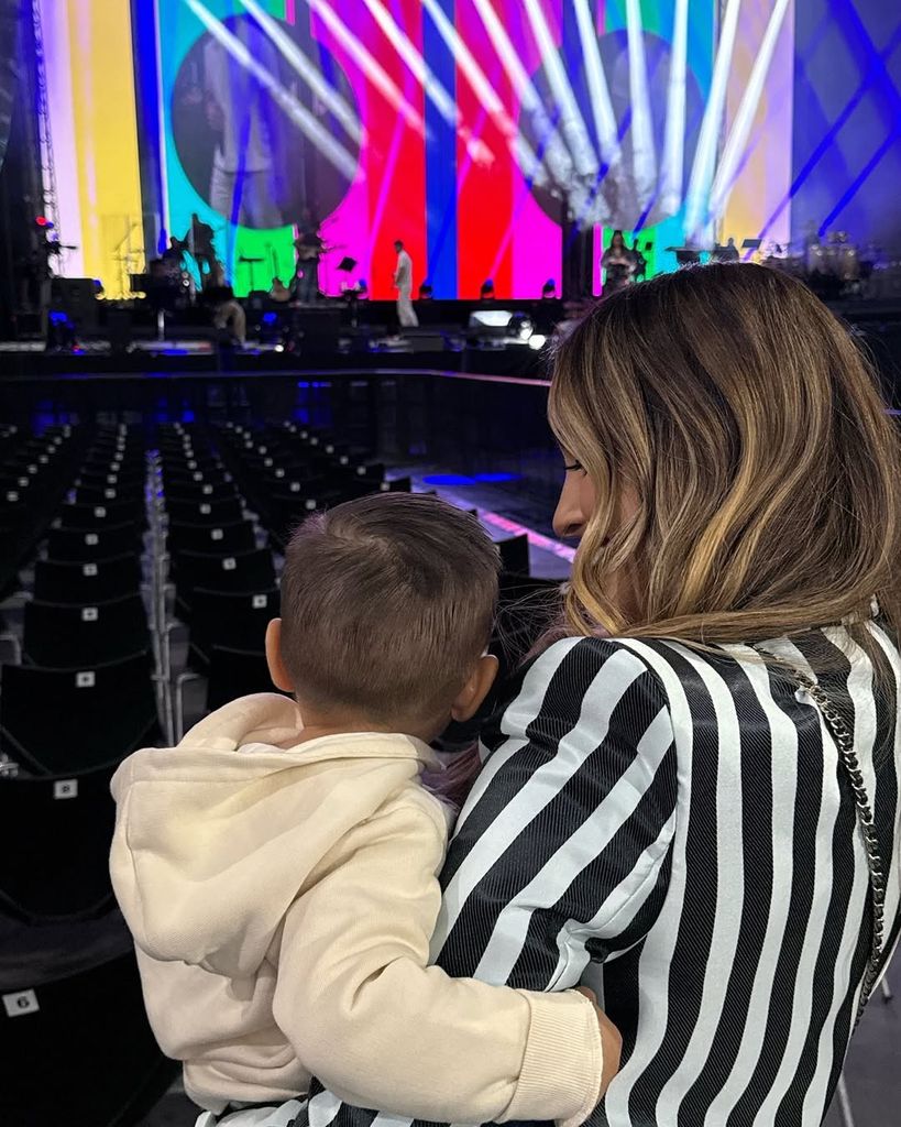 Cynthia habló de lo divertido que es un día con su hijo.