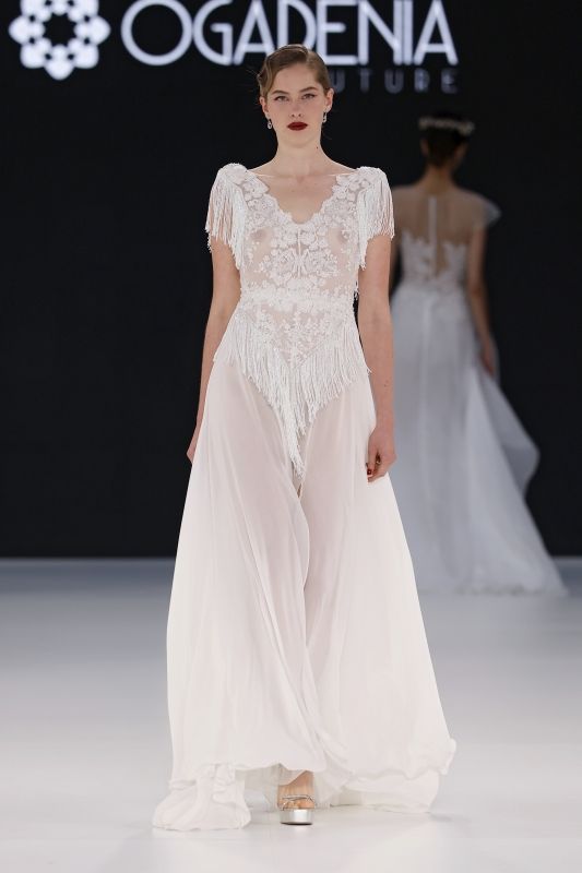 Tendencias novias 2026 fleco con lencero