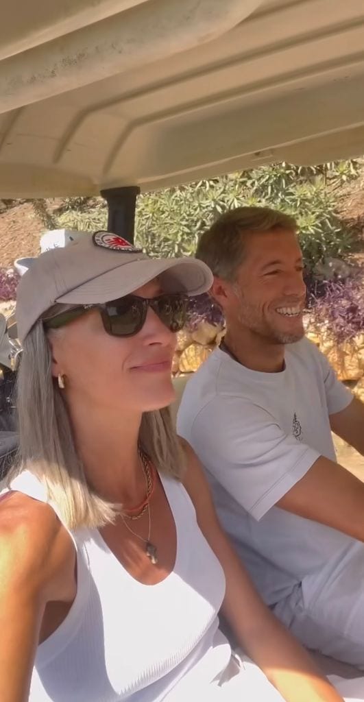 Manuel Escribano y Laura Sánchez durante sus vacaciones en Palma 