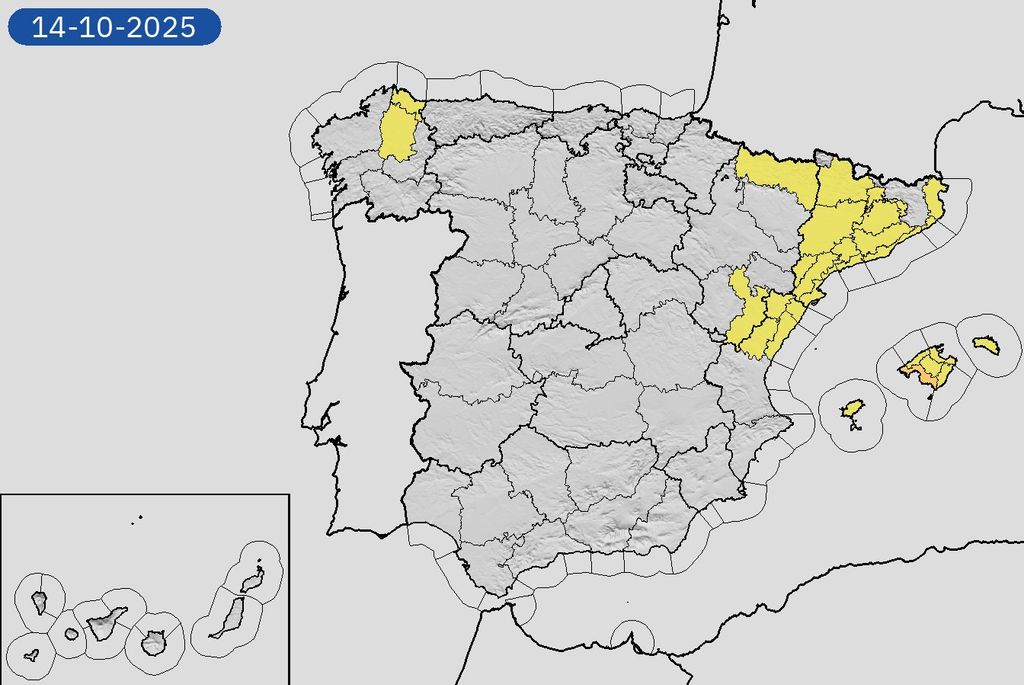 El tiempo en España tras el paso de la dana Alice 