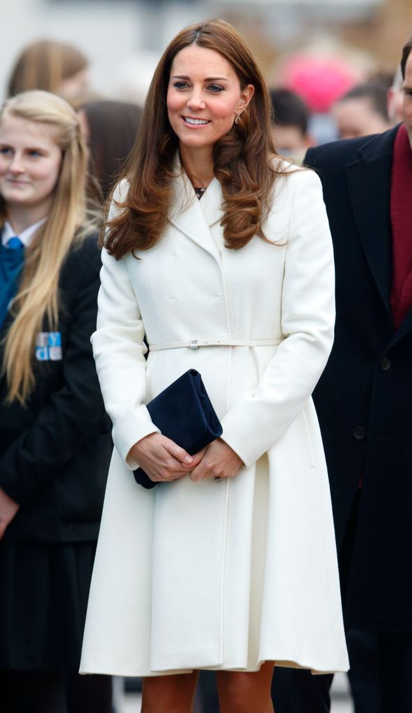 Kate Middleton, princesa de Gales, en Portsmouth, 2015.
