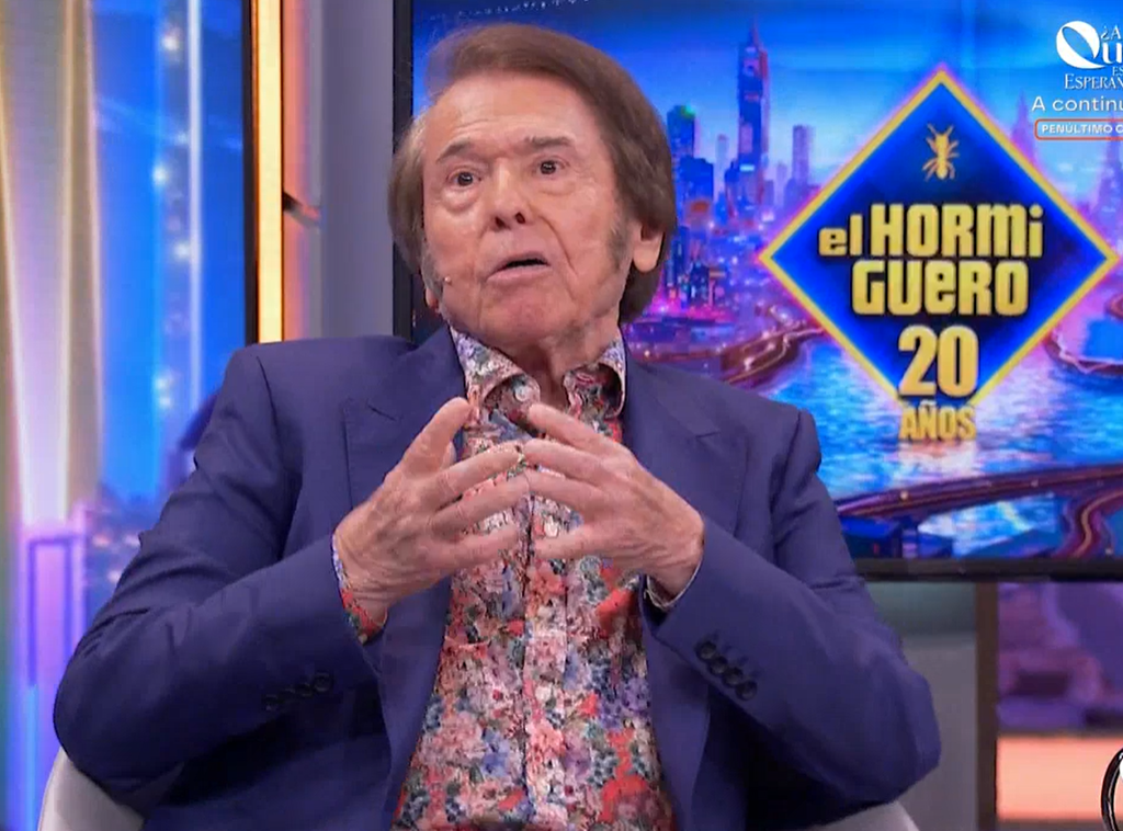 Raphael ha recordado lo que le sucedió en su última visita a un plató de televisión