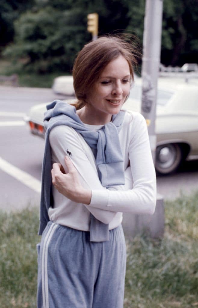 Diane Keaton por Nueva York en el año 1975