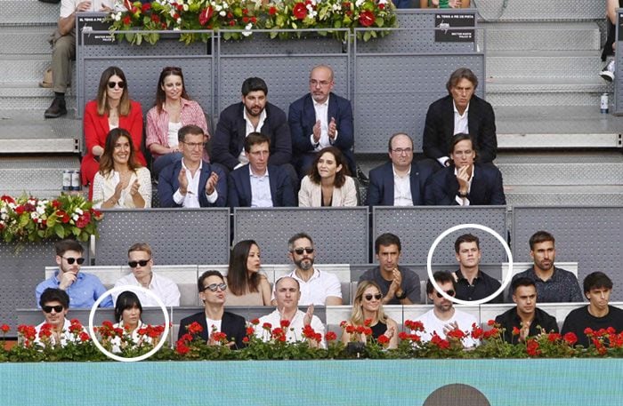 Aitana a Miguel Bernardeau coinciden en Madrid