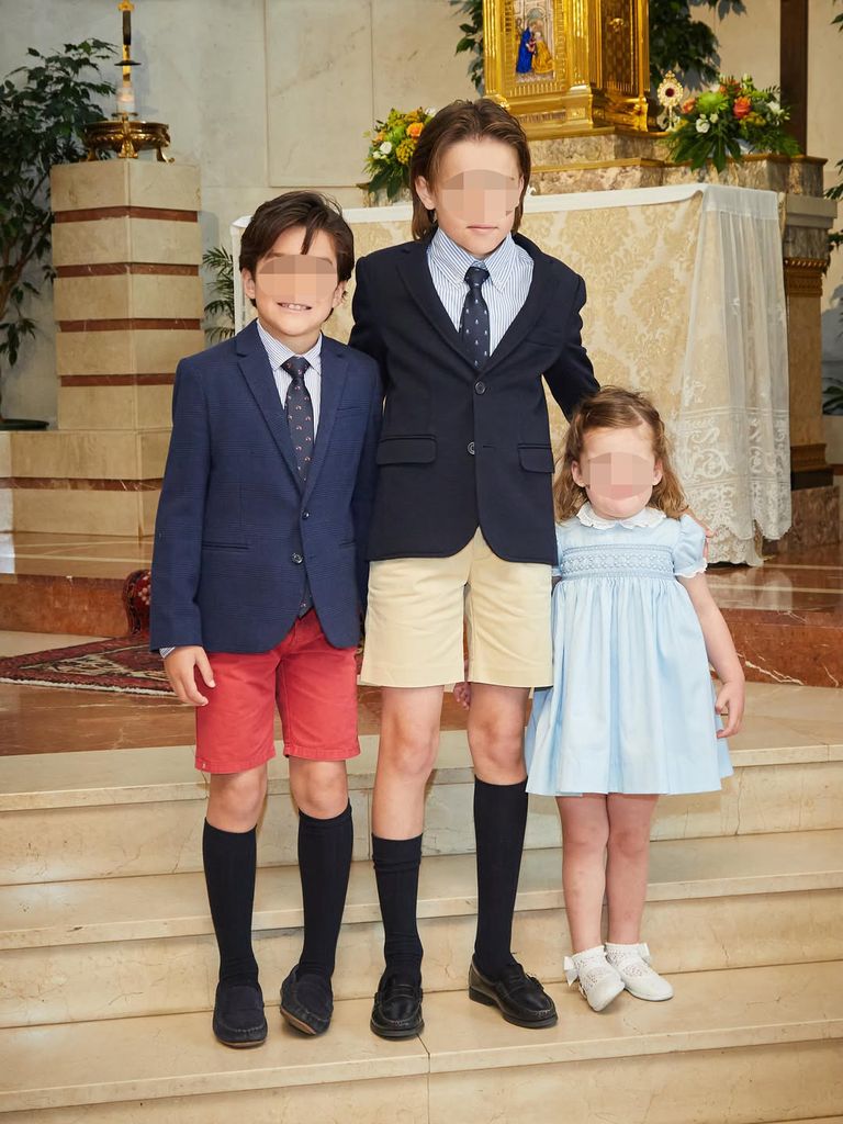 La Comunión de Mauro, el hijo de Andrea Prat
