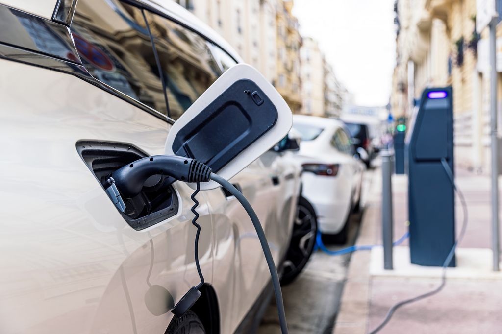 Punto de carga para coche eléctrico 