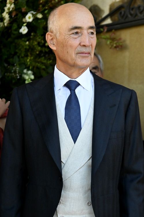 Rafael del Pino en la boda de su hijo Ignacio
