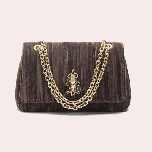 Bolso de fiesta multiposición con cierre de imán en liso