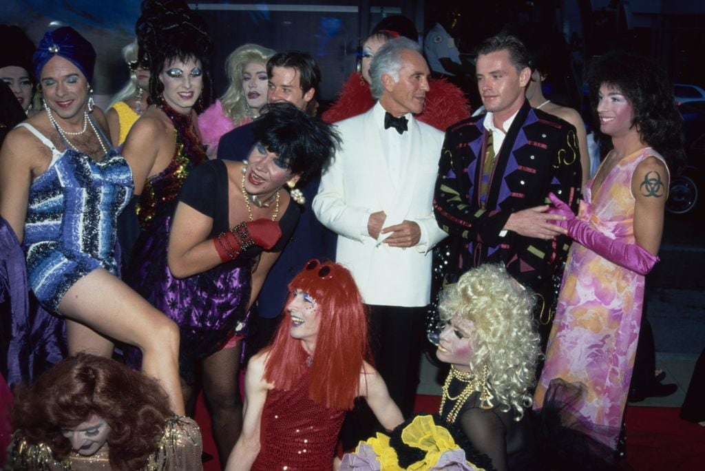 Terence Stamp acude al estreno de 'Las aventuras de Priscilla, reina del desierto' en Los Ángeles en 1994 
