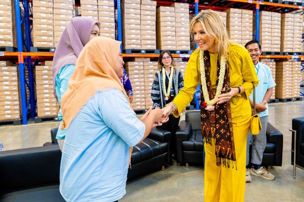 Primer día de viaje oficial de Máxima de Holanda en Java Central