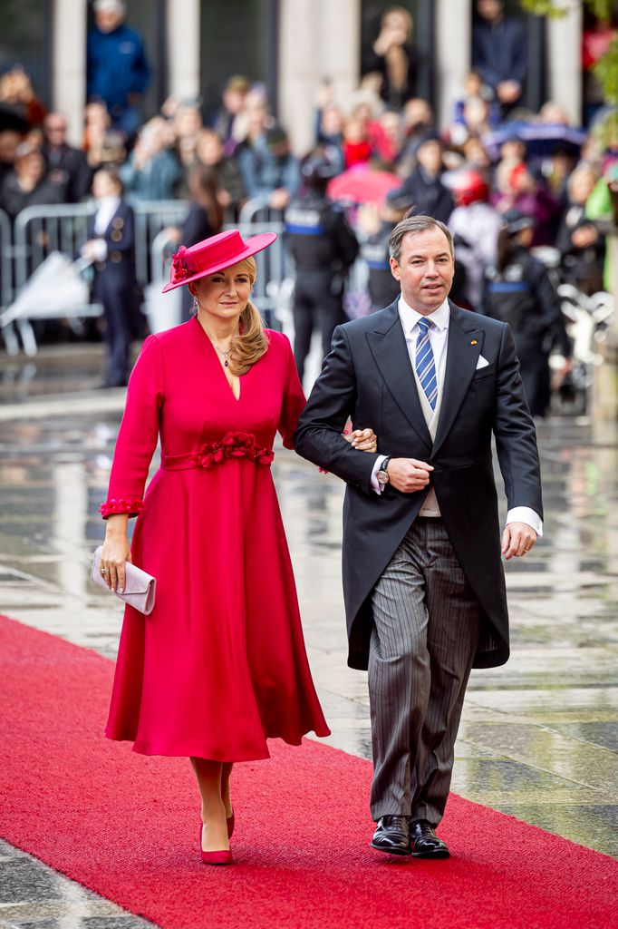 Los nuevos grandes duques Guillermo y Stéphanie de Luxemburgo