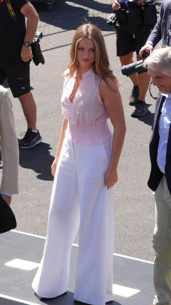 La princesa Leonor en el Gran Premio de Fórmula 1 en Madrid, 2026.