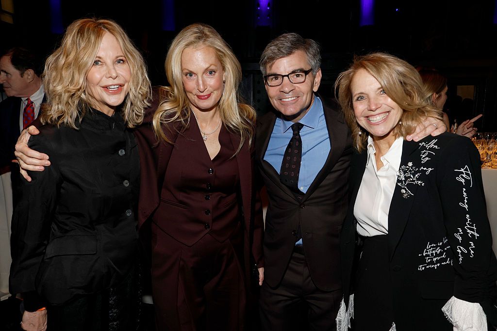 Meg Ryan, Ali Wentworth, George Stephanopoulos y Katie Couric