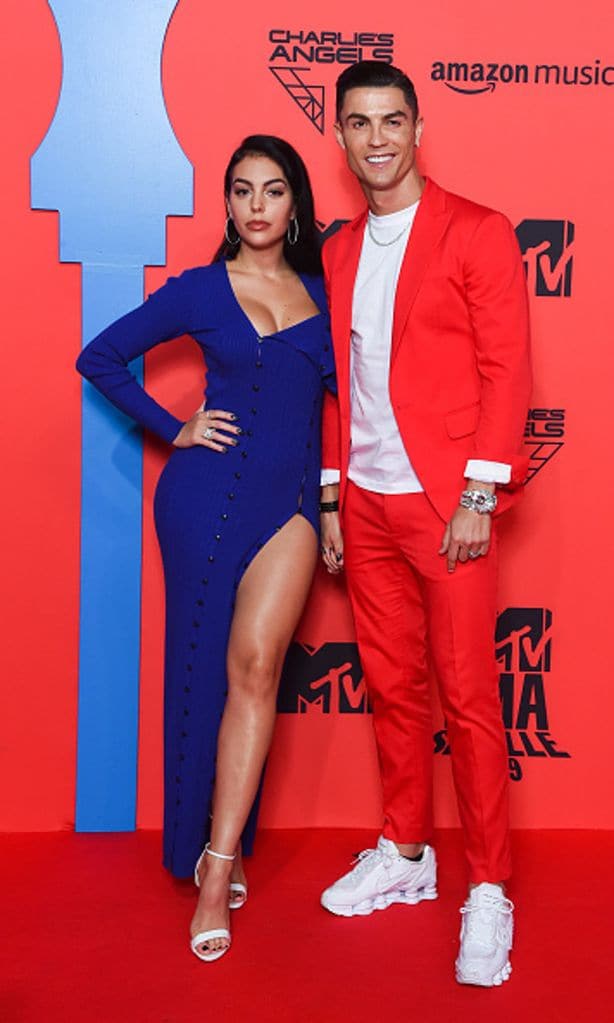 georgina rodriguez and cristiano ronaldo attend the mtv emas 2019 at picture id1185276939