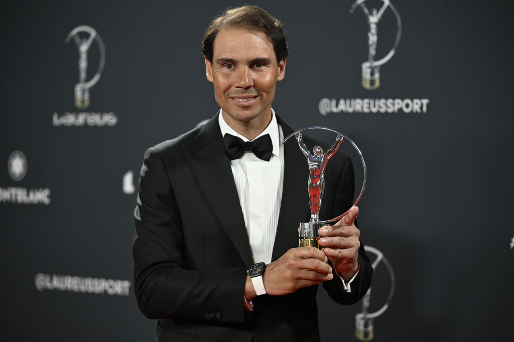 Rafael Nadal fue reconocido con el Premio Laureus al Ícono Deportivo el  pasado 21 de abril de 2025. 