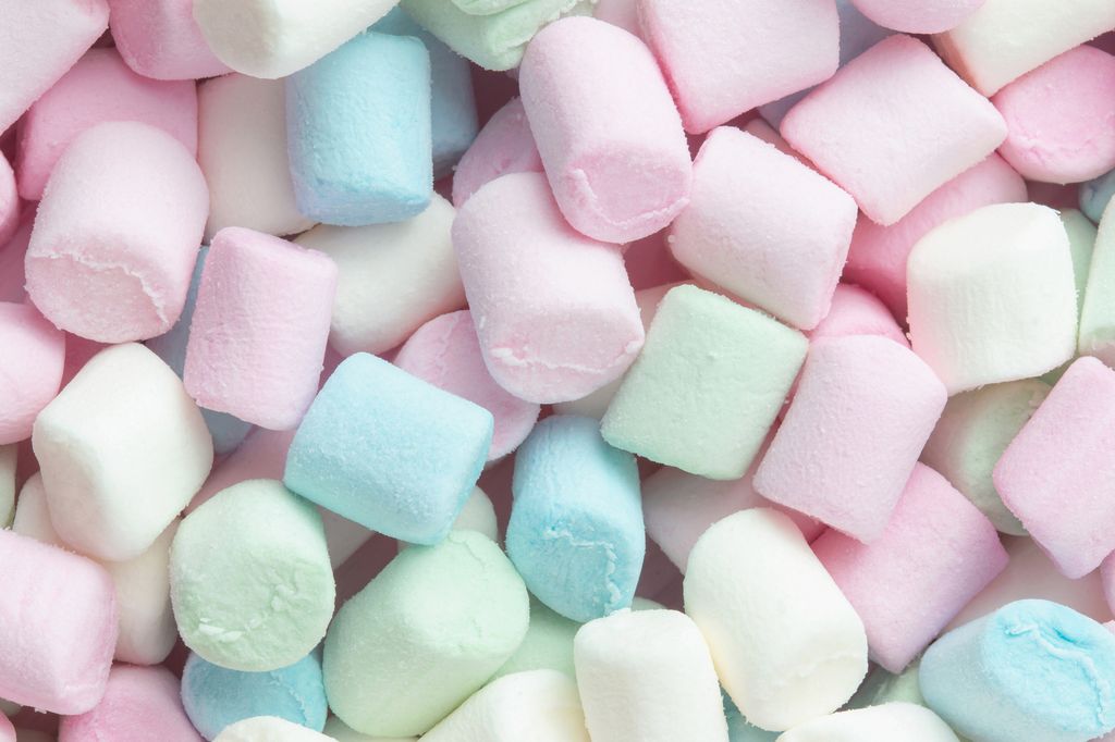 'Marshmallows' o nubes de colores  