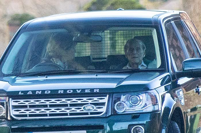felipe de edimburgo sale de sandringham