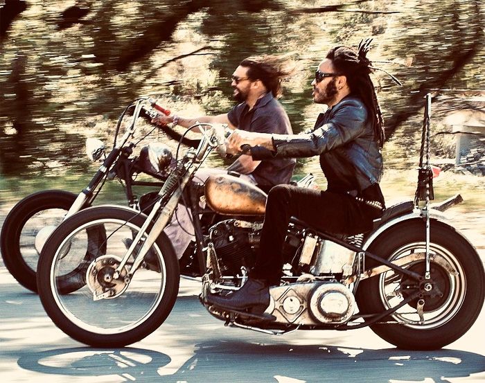 Jason Momoa y Lenny Kravitz