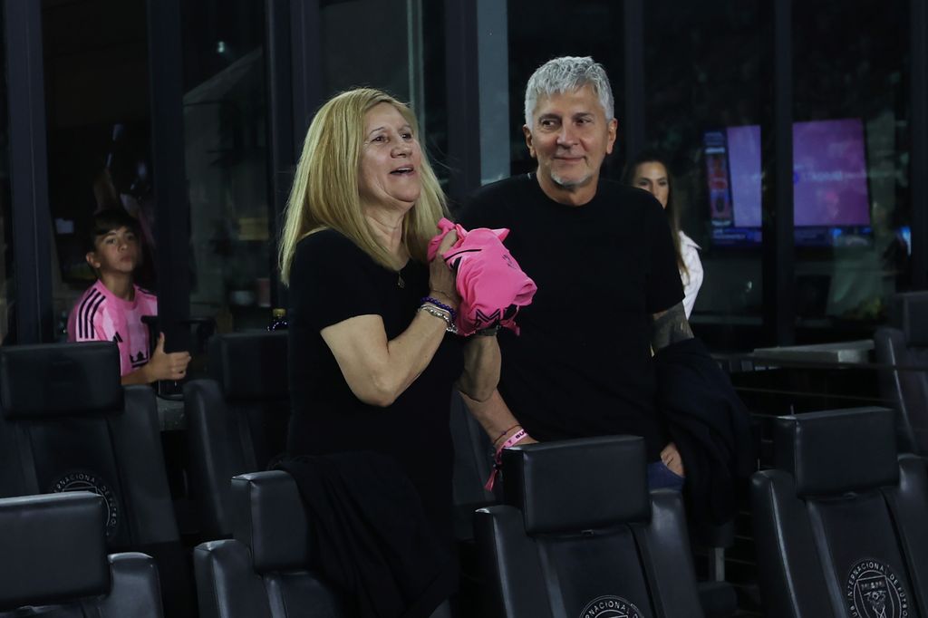 Celia Cuccittini y Jorge Messi, padres de Lionel Messi