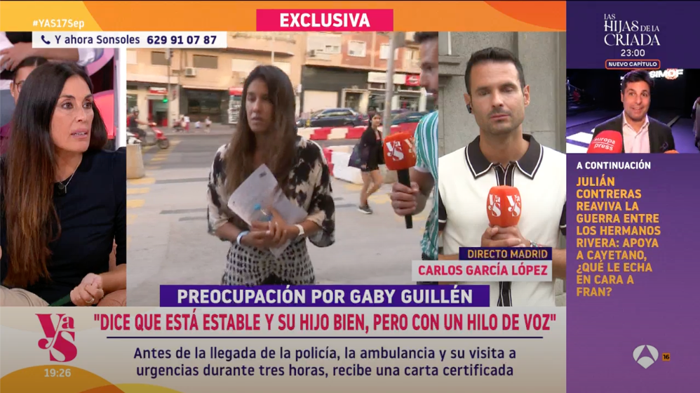 Gabriela Guillén en 'Y ahora Sonsoles'
