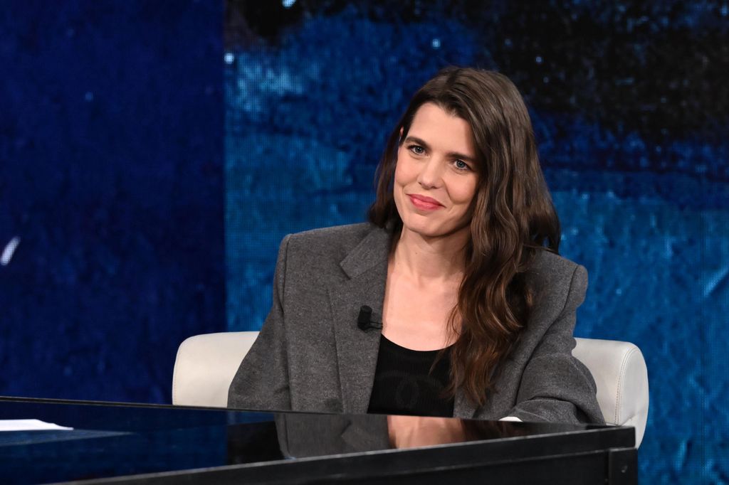 Carlota Casiraghi durante su participación en el programa de televisión italiano Che Tempo Che Fa, en Milán (Italia), el 25 de octubre de 2026