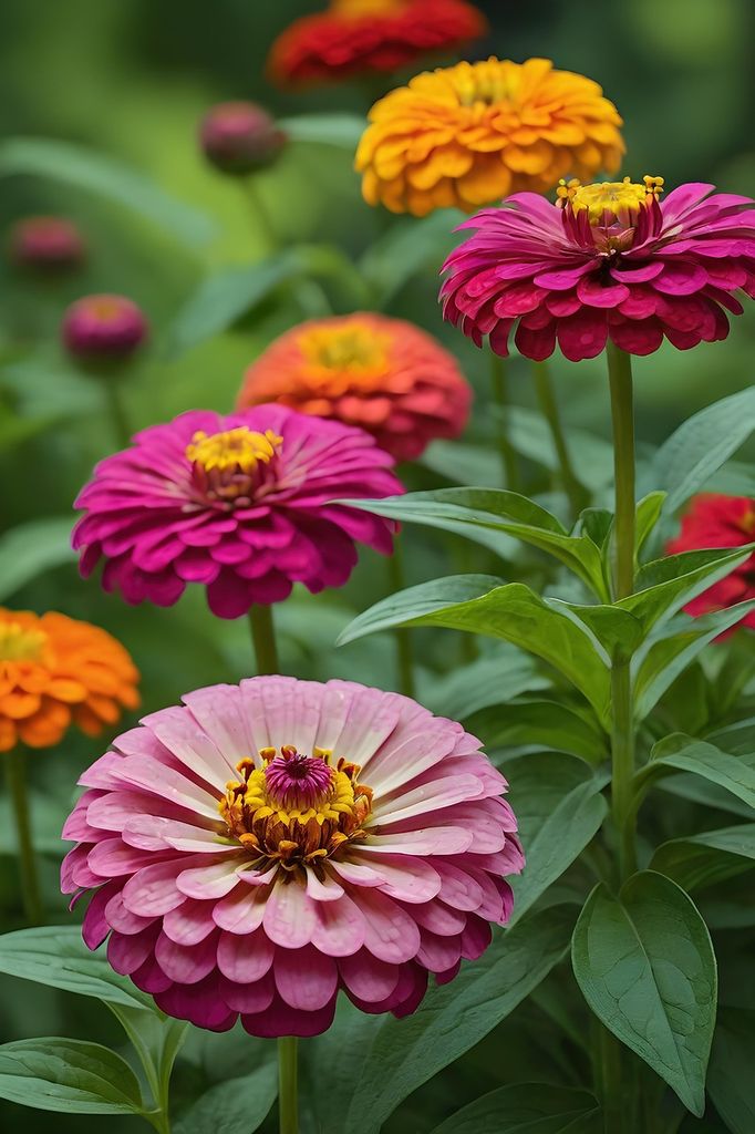 Flores de zinnia