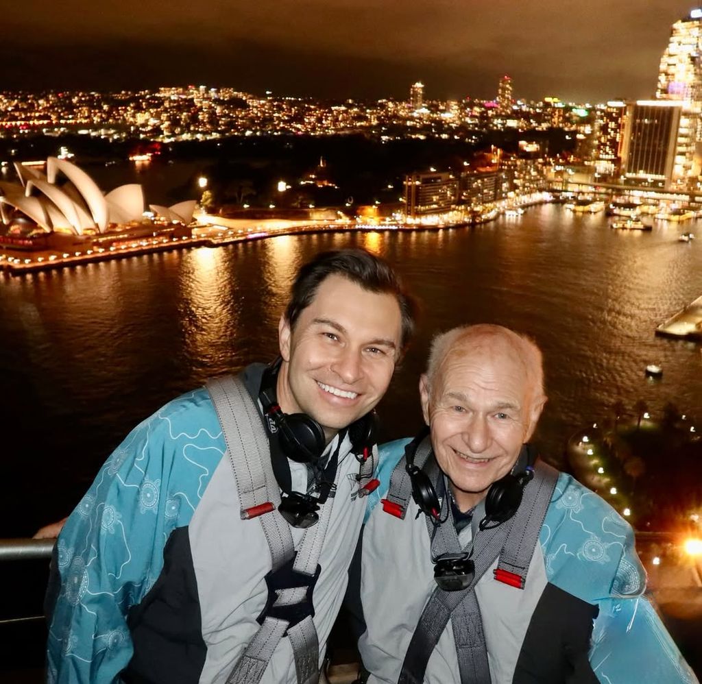 David Sinclair, genetista de Harvard junto a su padre 