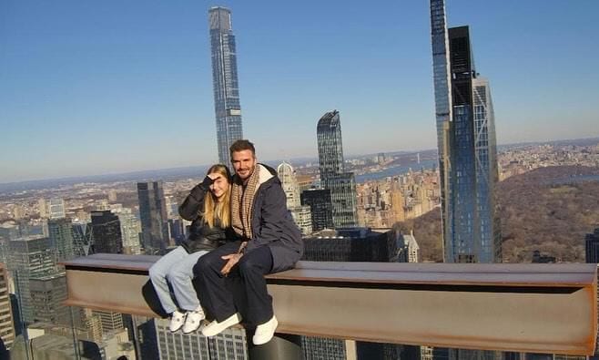 david beckham y su hija harper seven