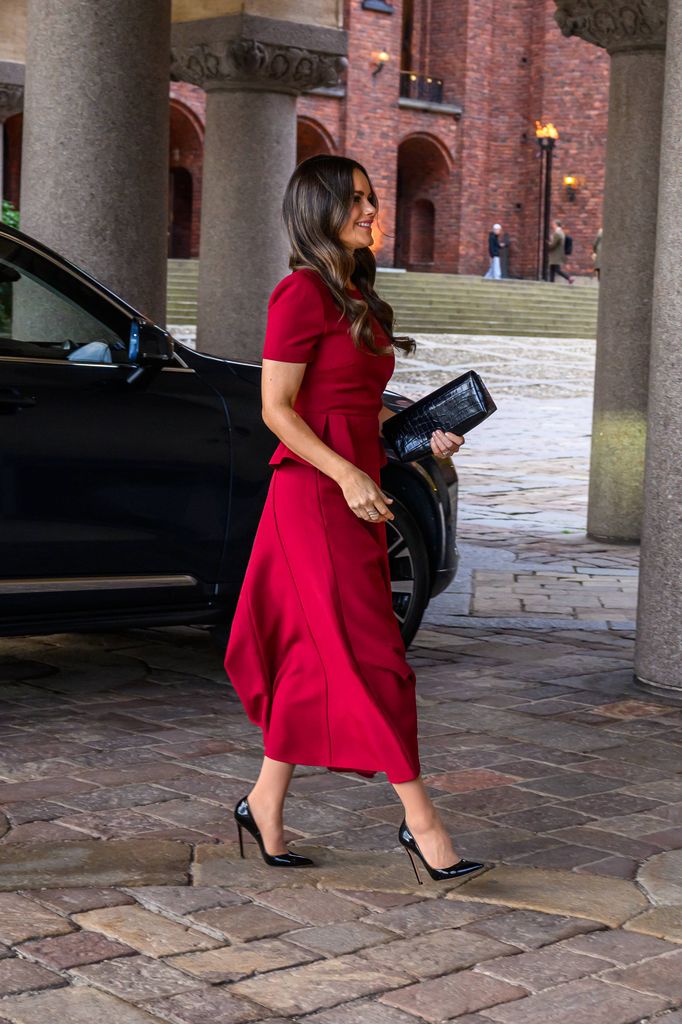La princesa Sofía de Suecia en la ceremonia de graduación de la Universidad de Sophiahemmet  en Estocolmo