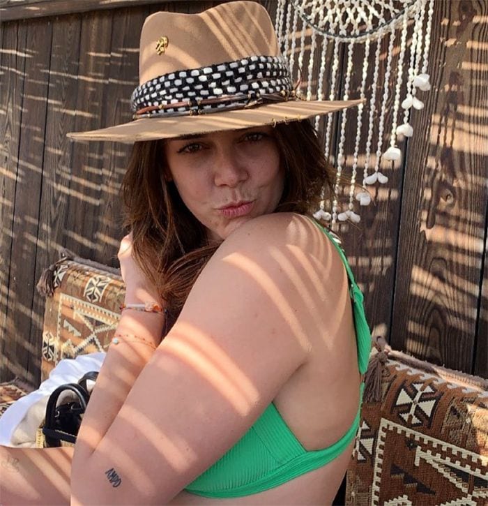 Pauline Ducruet posa sin maquillaje
