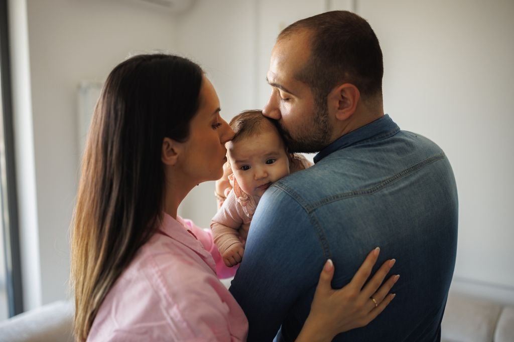 Matrimonio con su bebé 